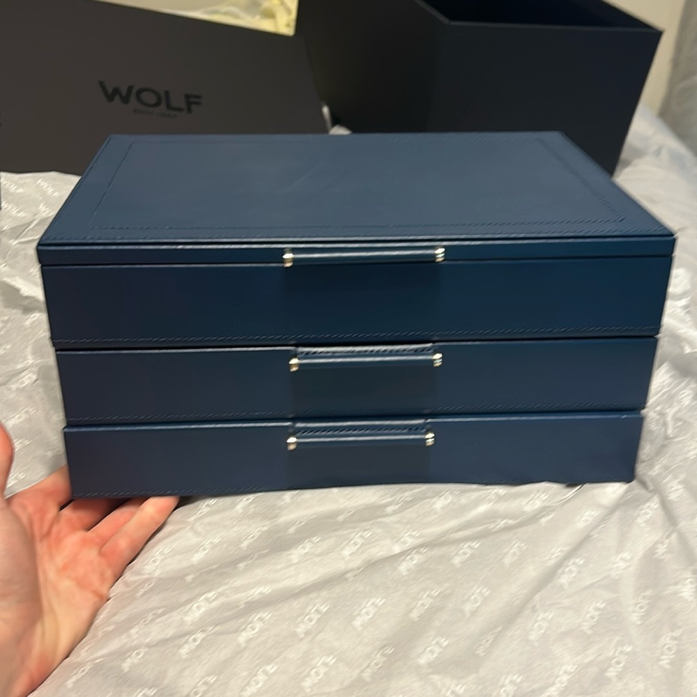 Brand new Wolf Sophia Jewlery Box with Drawers